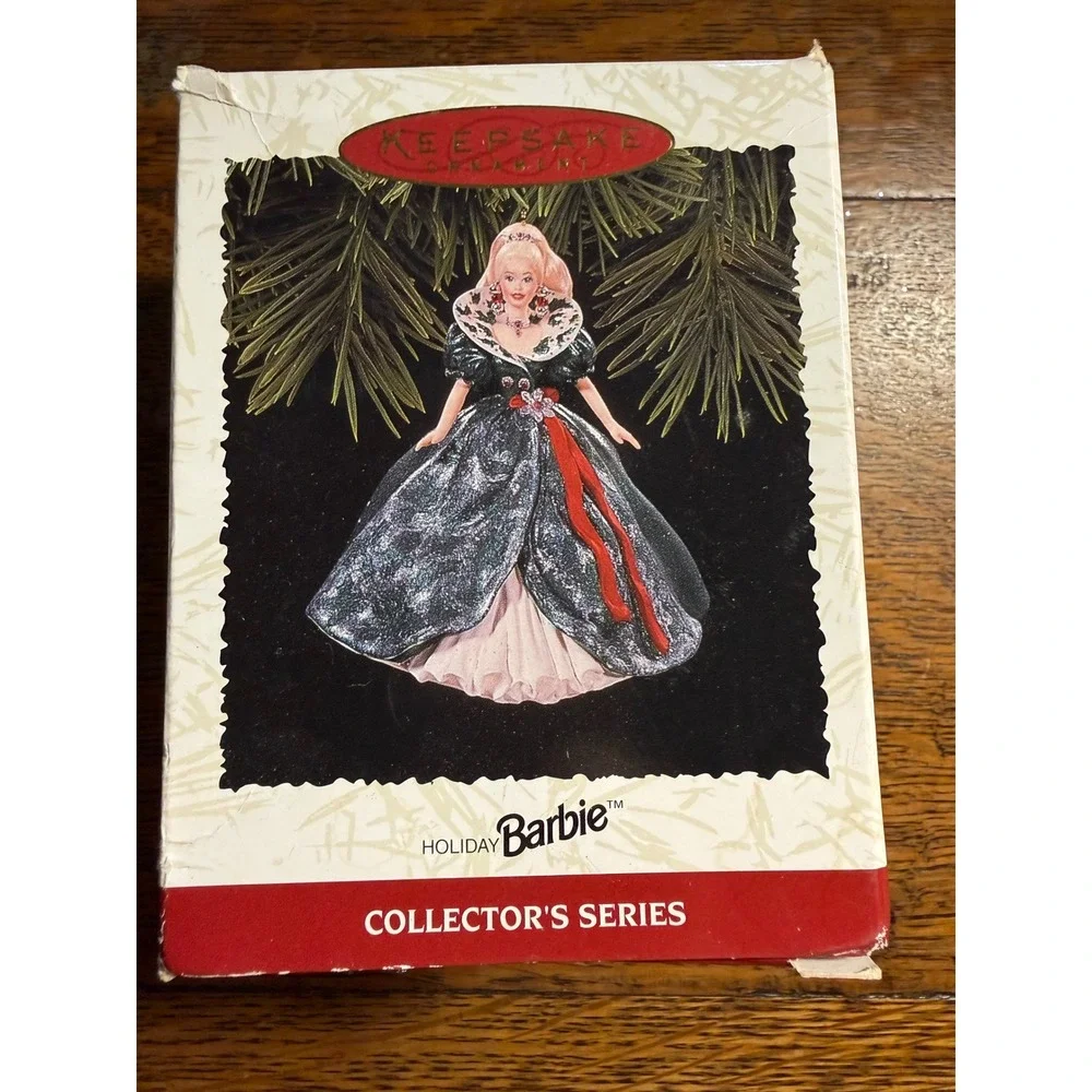Hallmark Keepsake‎ Ornament 1995 Holiday Barbie Collector Series 3rd Edition Box
